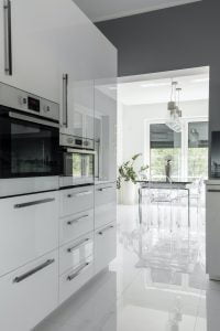 Modernly equipped clean kitchen